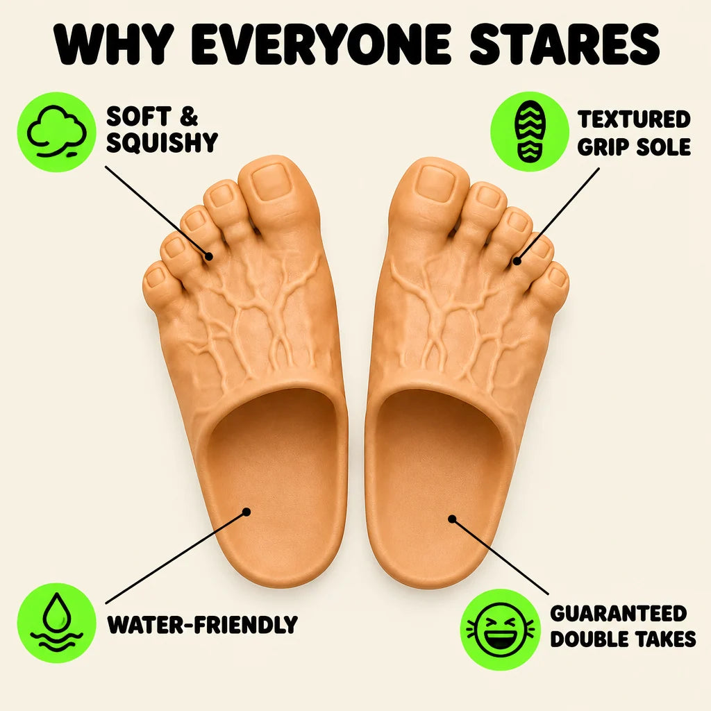 ToeZilla - Giant Foot Slippers