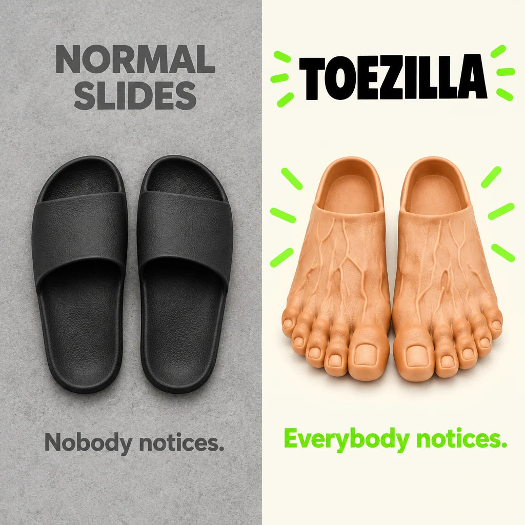 ToeZilla - Giant Foot Slippers
