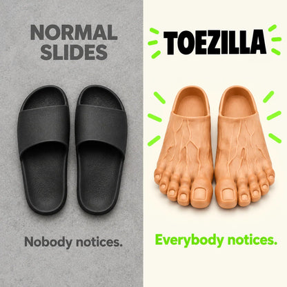 ToeZilla - Giant Foot Slippers